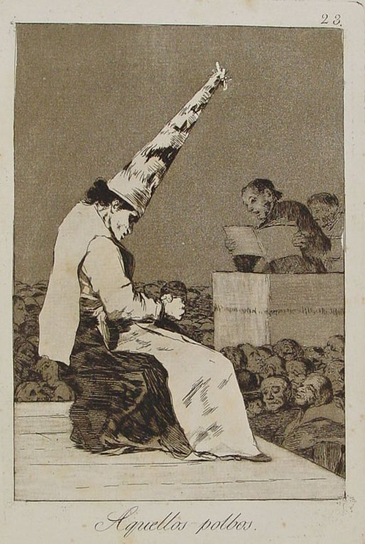 Aquellos polbos, Goya