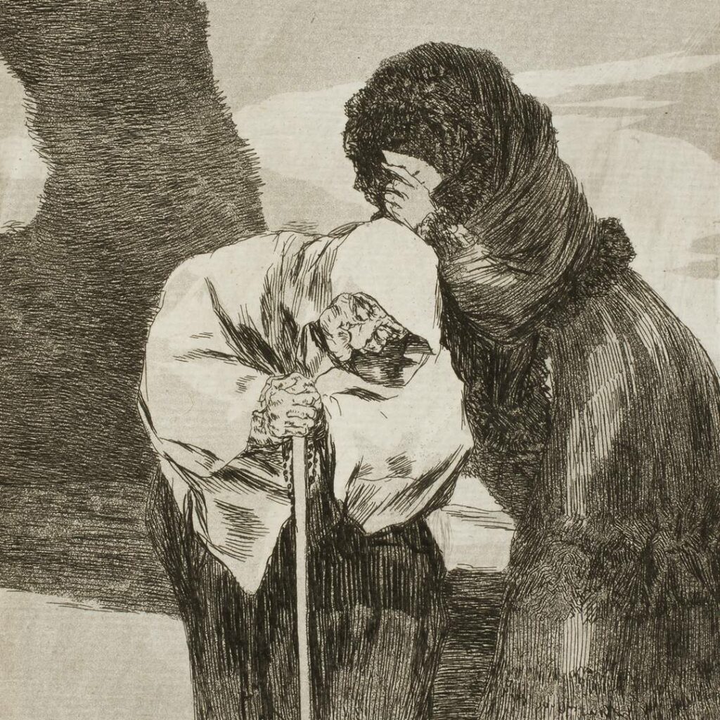 Capricho 28, Chitón, Francisco de Goya, 1799.