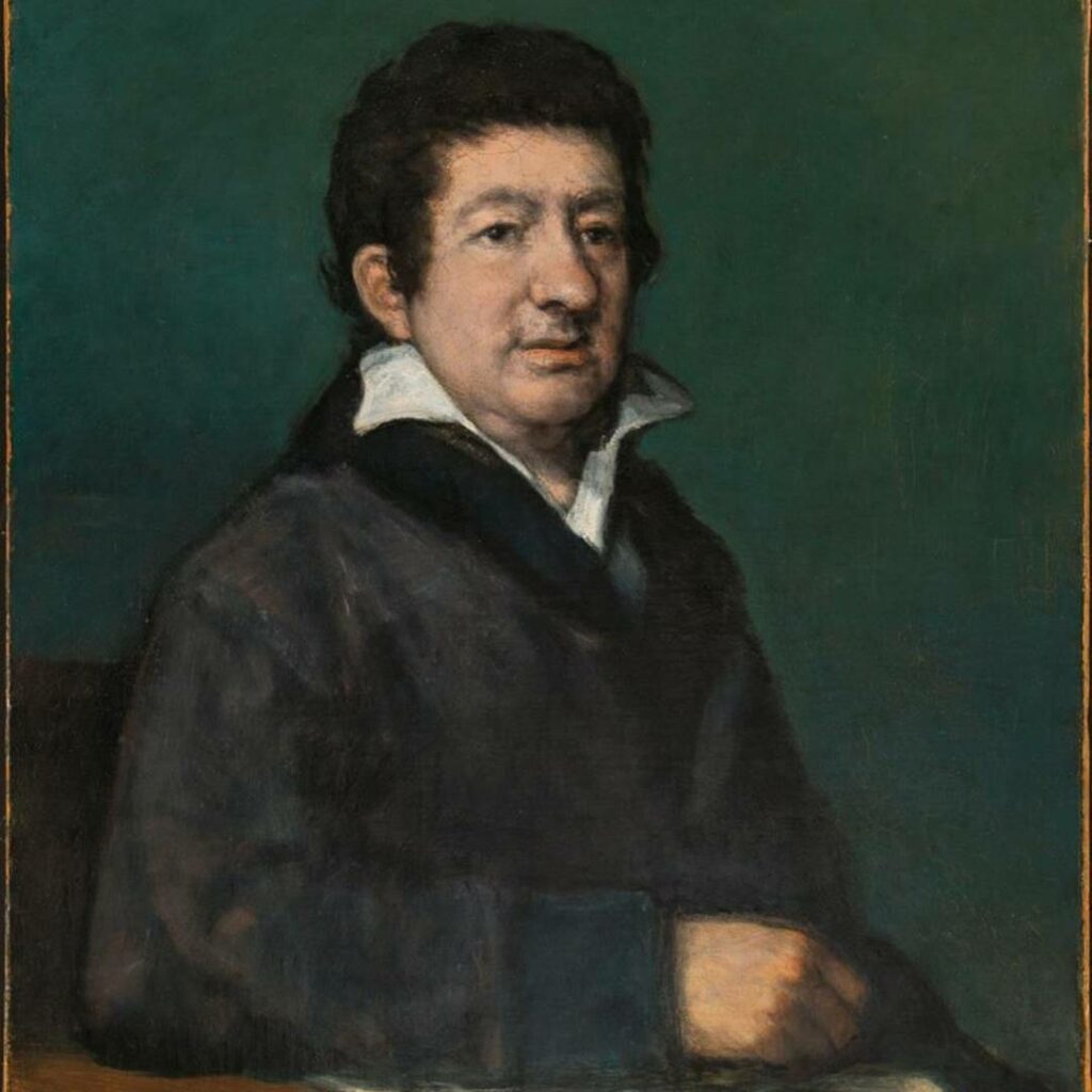 Retrato de Moratín. Francisco de Goya.
