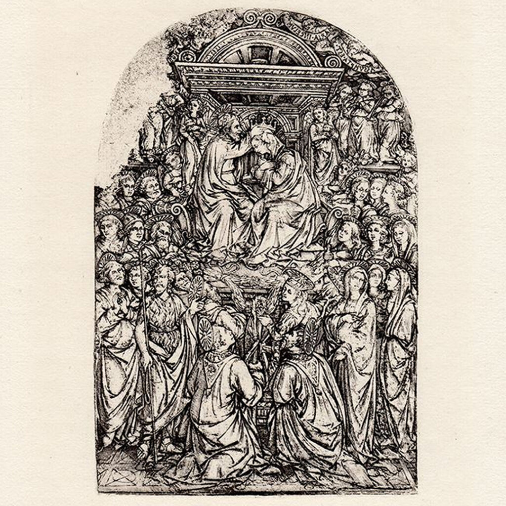 Maso Finiguerra, Coronación de la Virgen, Grabado en metal