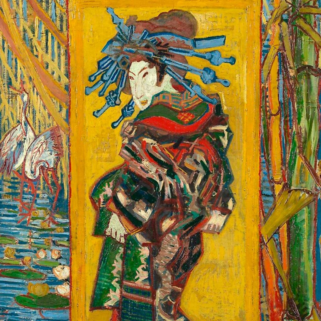 Vincent Van Gogh La Cortesana Japonismo