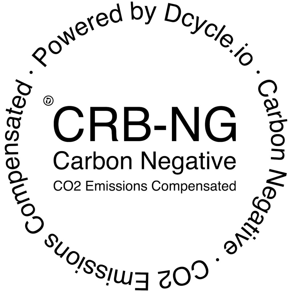 Logo Dcycle Carbon Negative para Ora Labora Studio