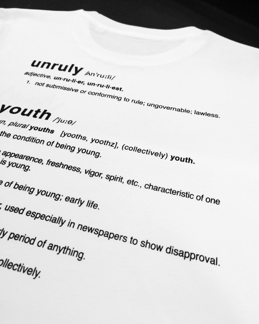 Serigrafia_textil_Unruly_Youth_Sound