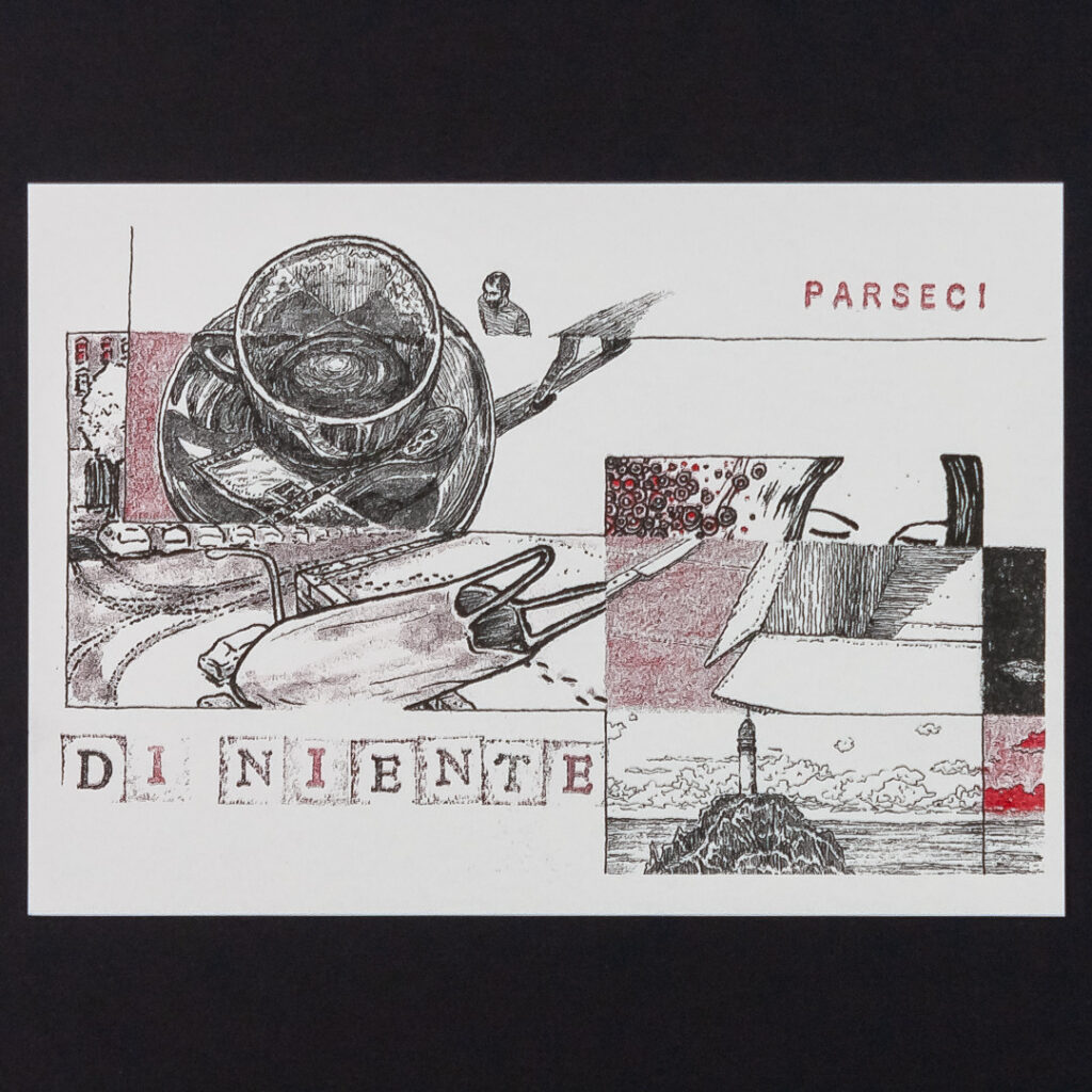 Secuencias PARSEC, risografías del artista Antonio Feliz, Parsec.